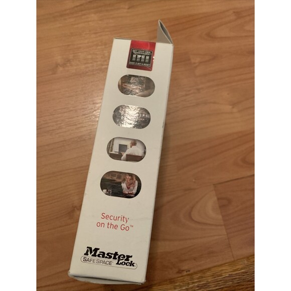 Master Lock Safe Space Computer Laptop PC Combination Steel Cable Chain - Picture 4 of 7